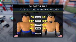 Roblox Prizefighter Boxing  Putting that Work In [upl. by Kain]