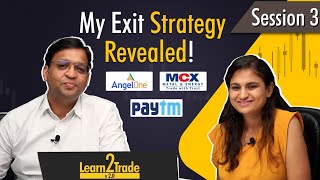 How to EXIT STOCKS like Paytm  Masterclass on TRADING PSYCHOLOGY  Learn2Trade v20 Session 3 [upl. by Rolfe]