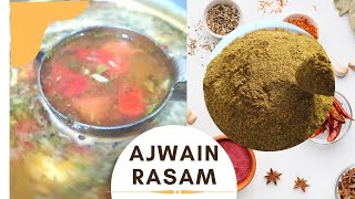 Ajwain Rasam recipe in Tamil  How to make South Indian Rasam with Rasam podi  Good for digestion [upl. by Idhem]