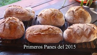 Primeros panes del 2015 en Horno de Leña [upl. by Norvan]