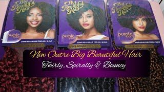 New Hair🚨🚨Outre Big Beautiful Hair Purple Pack Twirly Spirallyamp Bouncy Lynnskinkykreations😍😍 [upl. by Pearson378]