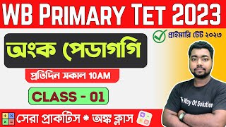 Math Pedagogy  অংক পেডাগগি ক্লাস  01  WB Primary Tet 2022 2023  The Way of Solution🔥 [upl. by Pathe]