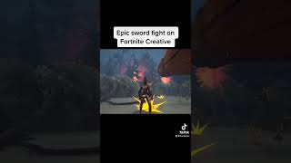 Epic Sword Fight on Fortnite Creative [upl. by Longley]