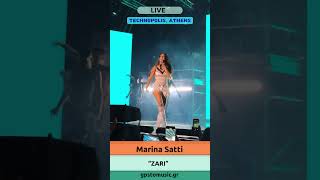 Marina Satti  quotZARIquot Eurovision Greece 2024  Live  Technopolis Athens 26062024 [upl. by Ultun]