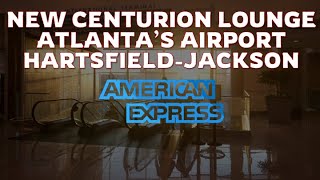 Official Centurion Lounge Review in The Atlanta Airport HartsfieldJackson [upl. by Jovitta]