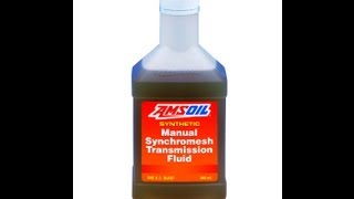 AMSOIL MTF Synthetic Manual Synchromesh Transmission Fluid [upl. by Annwahsal]