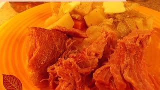 NewEngland Boiled Dinner in a Crock Pot [upl. by Oremodlab]