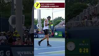 MATTEO BERRETTINIS DOMINANT FOREHAND  7 IN THE TOP 10 AT NBO 2023 🎾🔥 [upl. by Aivad]