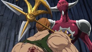 Escanor vs Galand dublado completo [upl. by Virgina]