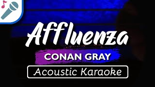 Conan Gray  Affluenza  Karaoke Instrumental Acoustic [upl. by Ameyn]