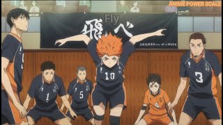 Haikyuu  Hinata shocksimpresses other characters with his jumpspiking abilities Season 1 [upl. by Nyloj]