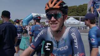 Lawson Craddock  Interview at the start  Stage 5  Volta Ciclista a Catalunya 2024 [upl. by Cochrane]