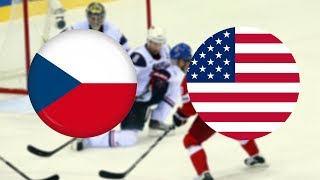 NHL 18  ZOH 2018ČTVRTFINÁLE  ČESKÁ REPUBLIKA  USA  CZSK [upl. by Lertnek207]