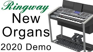 NEW Ringway RS800 and A2000 Home Organs [upl. by Rubel305]