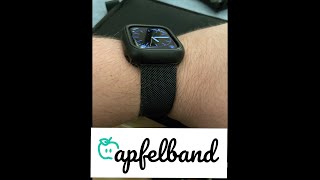 Apfelband Das Milanese Loop Armband für deine Apple Watch [upl. by Anoniw]