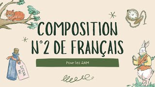 2e composition de français pour les2AM اختبار الفصل الثاني في اللغة الفرنسية للسنة الثانية متوسط [upl. by Cully]