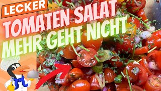 Tomatensalat Rezept mit Zwiebeln [upl. by Heinrich]