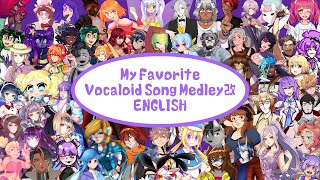 【61 UTAU】My Favorite Vocaloid Song Medley改 ENGLISH [upl. by Gavette]