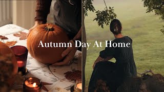 A Cozy Autumn Day In My Life  Ordinary simple day at home in October  Pumpkin soup recipe [upl. by Joh]