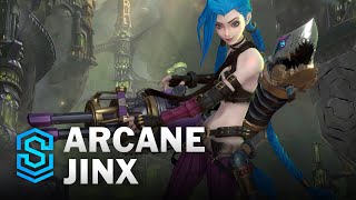 Arcane Jinx Wild Rift Skin Spotlight [upl. by Arik]