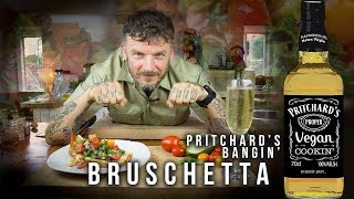 Vegan Bruschetta  Pritchards Proper Vegan Cookin [upl. by Yliak]