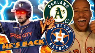 BREGGY BOMBS ARE BACK  AS VS ASTROS GAME 1 HIGHLIGHTS FAN REACTION BREGMAN GOES 33 [upl. by Annayar369]