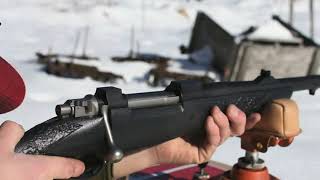 SHOOTING A 505 GIBBS CUSTOM RIFLE [upl. by Eirlav]