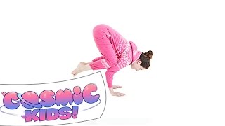 Crow Pose  Cosmic Kids yoga posture of the week [upl. by Lekim]