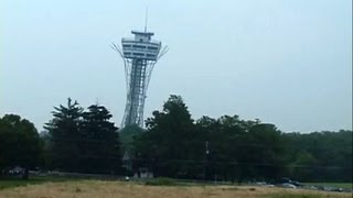 Demolition of Civil War battlefield tower in Gettysburg PA  July 2000 [upl. by Lemaceon728]