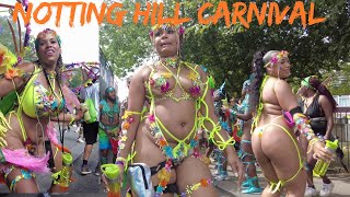 Walking London Notting Hill Carnival Sunday 2024 [upl. by Hcir]