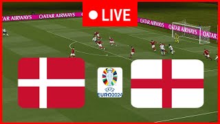 🔴LIVE  Denmark vs England  EURO 2024  Live Match Today [upl. by Enerak]