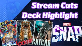 Caiera Lockjaw is LARGE and INCHARGE  Marvel SNAP Deck Highlight amp Gameplay [upl. by Hoes]