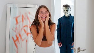 BEST SCARE PRANK EVER ON FIANCÉ [upl. by Droc]