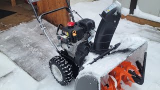 Best cheap snowblower for 750 CAD Heres the Remington MTD 2 stages 24 inches wide snowblower [upl. by Granese]