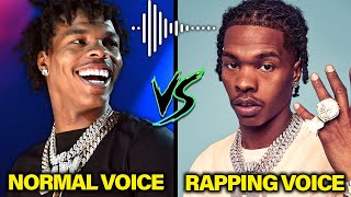 RAPPERS NORMAL VOICE VS THEIR RAPPING VOICE [upl. by Frasier]