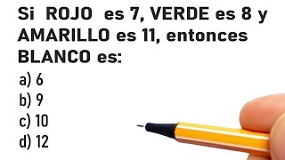 5 PREGUNTAS DE RAZONAMIENTO LÓGICO  Nivel 1  Profesor Bruno Colmenares [upl. by Zashin864]