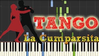 La Cumparsita  Gerardo Matos Rodríguez Piano Tutorial Synthesia [upl. by Eicyak732]