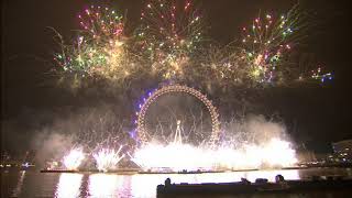 New Years eve 2018  2019 London Fireworks [upl. by Jaquelyn]