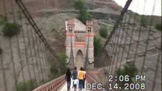 The Sucre Bridge Pilcomayo  El puente Sucre sobre el rio Pilcomayo entre Sucre y Potosi en Bolivia [upl. by Cherry]