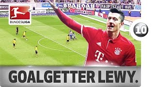 Robert Lewandowski  Top 10 Most Spectacular Bundesliga Goals [upl. by Rozina635]