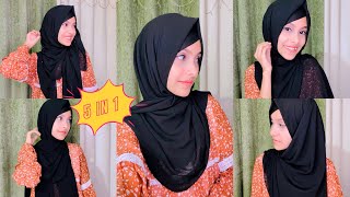 5 EASY HIJAB STYLESTUTORIAL  Noshin Nower [upl. by Loar]