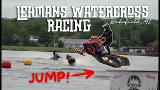 Watercross Lehmans Race In Michigan [upl. by Refinnaej]