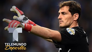 El triste diagnóstico futbolístico de Casillas tras el infarto cardiaco  Telemundo Deportes [upl. by Eidnar925]