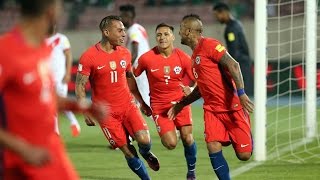 Chile 2  1 Perú  Eliminatorias Rusia 2018  Claudio Palma [upl. by Kcirtemed243]