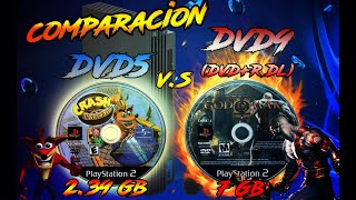 PS2 Comparación entre un DVD5 con un DVD9 DVDR DL ¿Se leen diferente ps2 nostalgia tiktok [upl. by Calida]