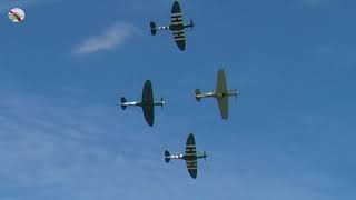 Battle Of Britain Memorial Flight 50th Anniversary Fairford 2007 [upl. by Maroj]