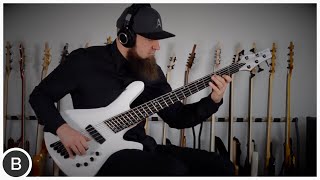 KIESEL 5STRING FANNED FRET BASS [upl. by Yragerg]