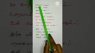 Paravaiye engu irukiraai💔song lyricsUnnoduKatrathu TamilJeevaIlayarajaYuvanshortsfeed shorts [upl. by Arual]