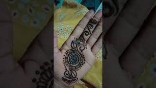 front simple mehndi design 😍 [upl. by Nick]