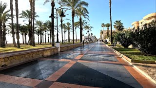 Torremolinos i Benalmadena  Spain  Hiszpania cz1 Costa Del Sol  styczeń  promenadą  Walk 4K [upl. by Erlewine]